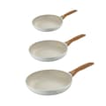Miniatyrbilde 2 av 4: Sett med panner San Ignacio Krem Aluminium Ø 16 x 3,5 cm Ø 20 x 4,5 cm Ø 24 x 4,5 cm 3 Deler