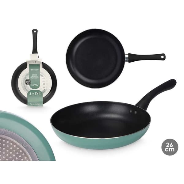 Skridsikker stegepande Kinvara 9 Grøn Aluminium 26 cm Induktion