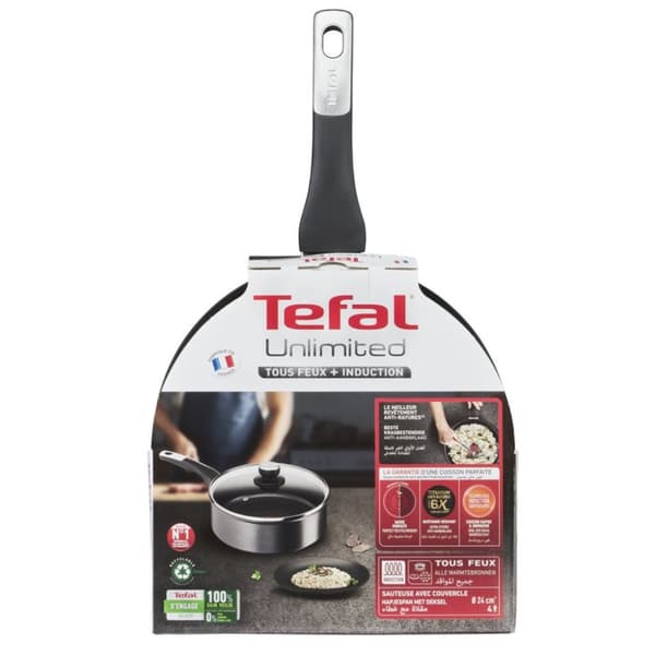 Tefal Unlimited Kastrull + Lock 24 cm