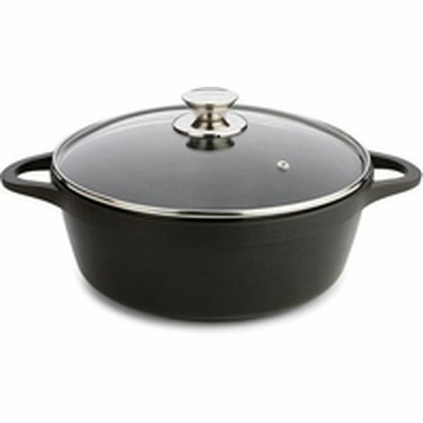 Kastrull med lock Valira 4141/25 Svart Ø 24 cm