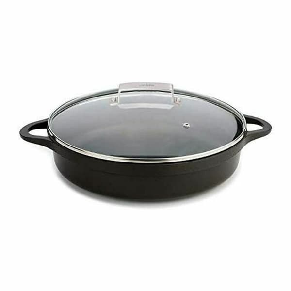 Kastrull med lock Valira 4137/25 Svart 5,5 L