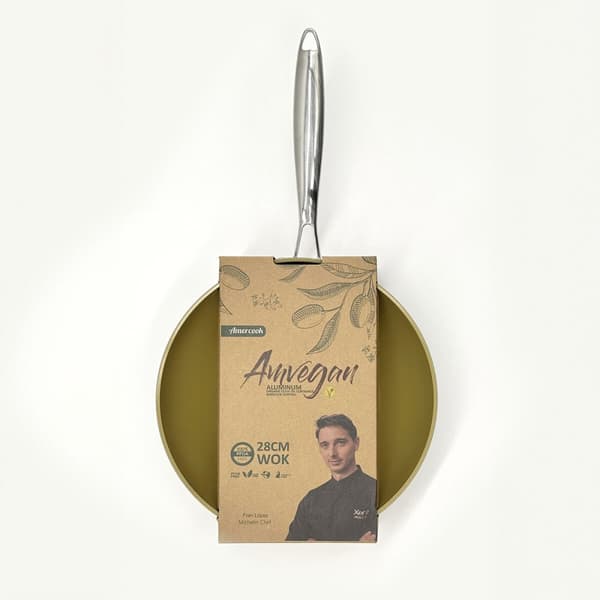 Wok Pande Amercook AMVegan By Fran López Ø 28 cm