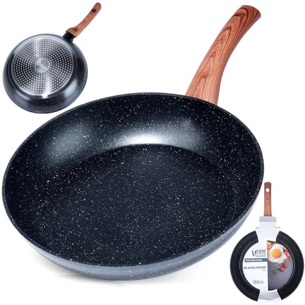 Gasinduktionsstekpanna Granit Non-stick Solid VILDE 28 cm