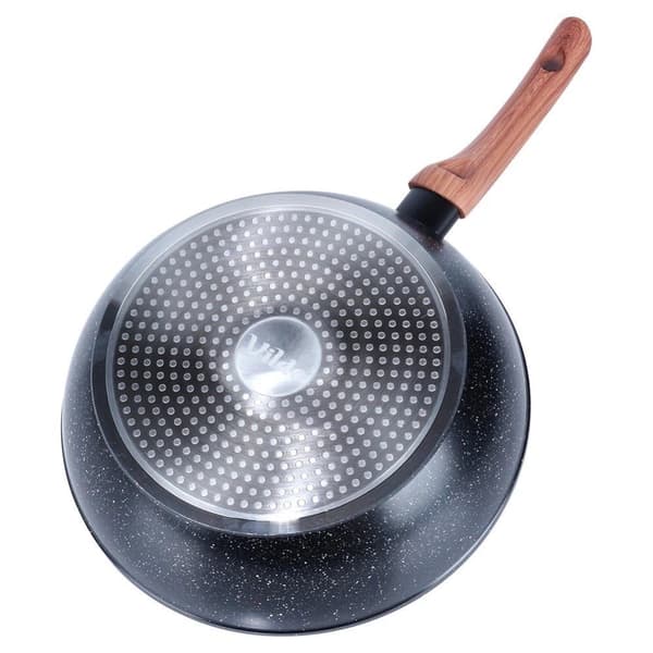 Induktion Stegepande med glaslåg Granit Non-Stick VILDE 28cm