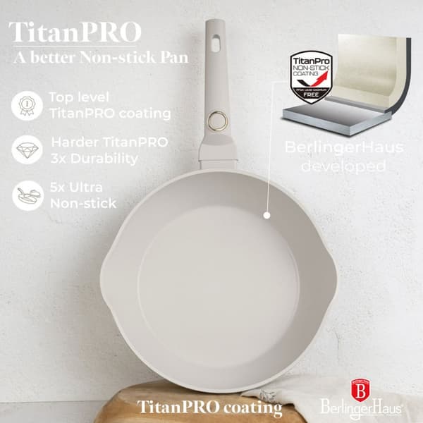 TITANIUM DEEP FRYPAN 28cm BERLINGER HAUS BH-8061 SAHARA