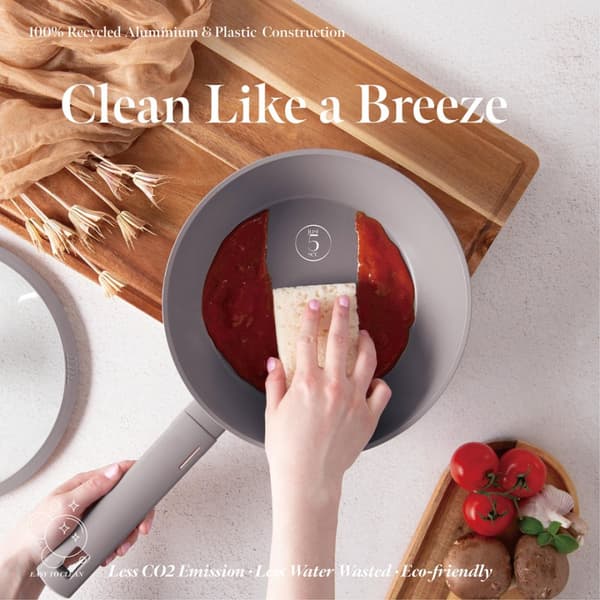 TITANIUM DEEP FRYPAN 24cm BERLINGER HAUS BH-8092 TAUPE