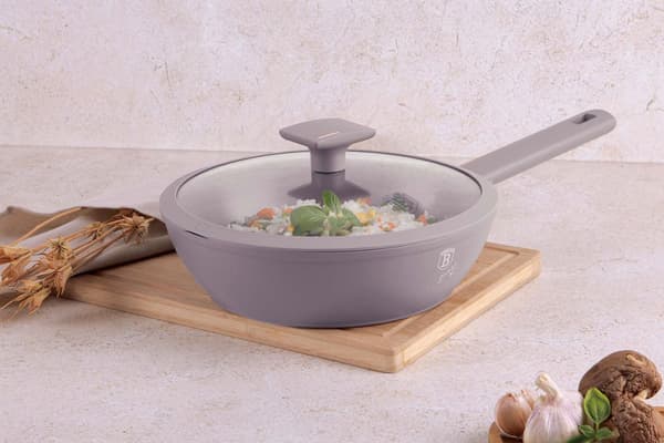TITANIUM DEEP FRYPAN 24cm BERLINGER HAUS BH-8092 TAUPE