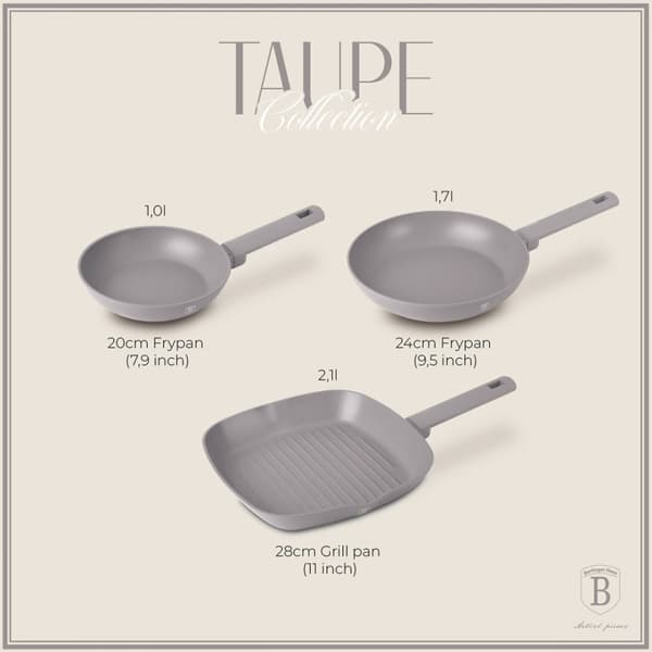 SET MED 3 TITAN PANOR BERLINGER HAUS BH-8109 TAUPE