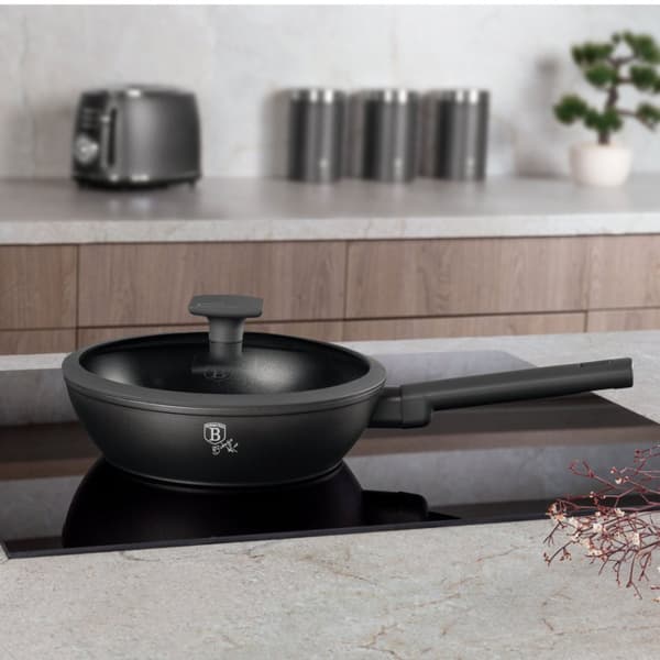 TITANIUM DEEP FRYPAN 24cm BERLINGER HAUS BH-8122 ANTRACIT
