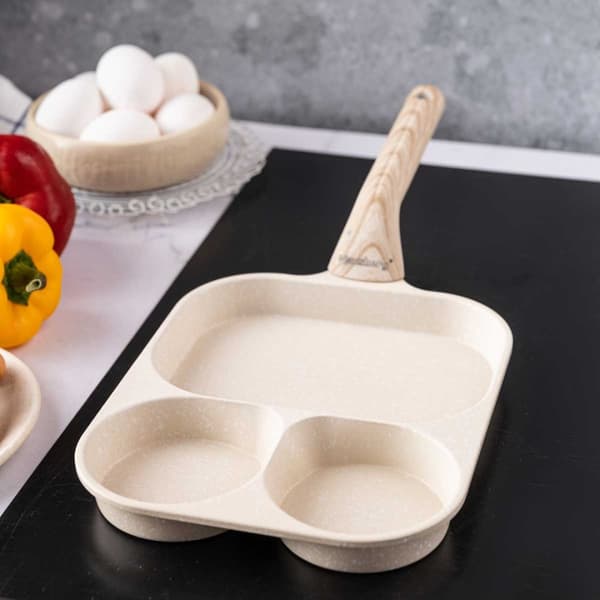 MARMOR ÄGGPANNA 3 SEKTIONER KLAUSBERG KB-7829