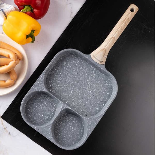MARMOR ÄGGPANNA 3 SEKTIONER KLAUSBERG KB-7828