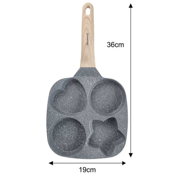 KLAUSBERG KB-7808 MARMORÄGG PANKAKASPANNA 4 DELAR