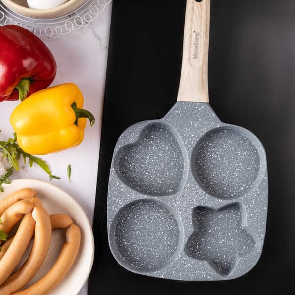 KLAUSBERG KB-7808 MARMORÄGG PANKAKASPANNA 4 DELAR
