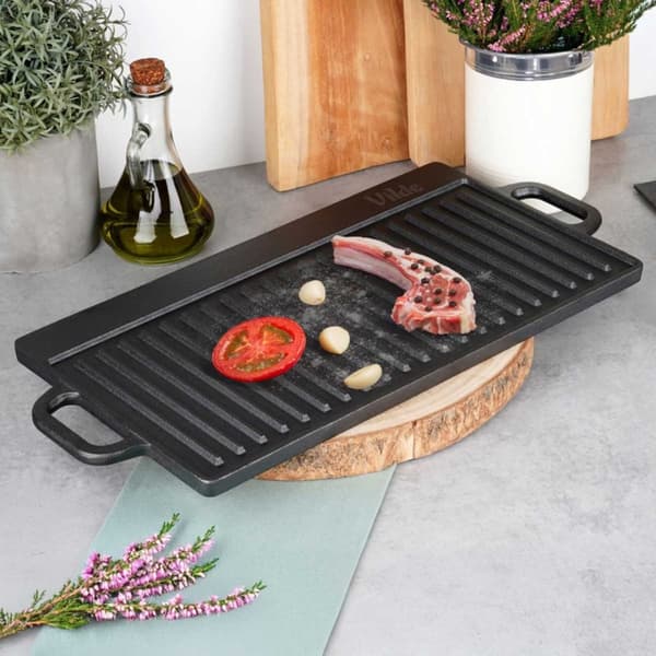 KAKSIPUOLINEN VALURAUTINEN GRILLILAETTA 50,5x23,5 cm VALUSIIRA 199074