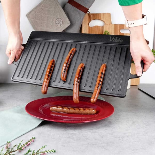 KAKSIPUOLINEN VALURAUTINEN GRILLILAETTA 50,5x23,5 cm VALUSIIRA 199074