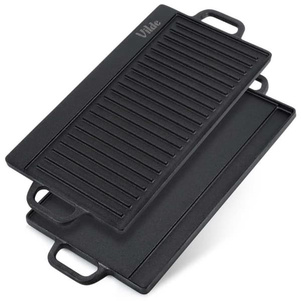 KAKSIPUOLINEN VALURAUTINEN GRILLILAETTA 50,5x23,5 cm VALUSIIRA 199074