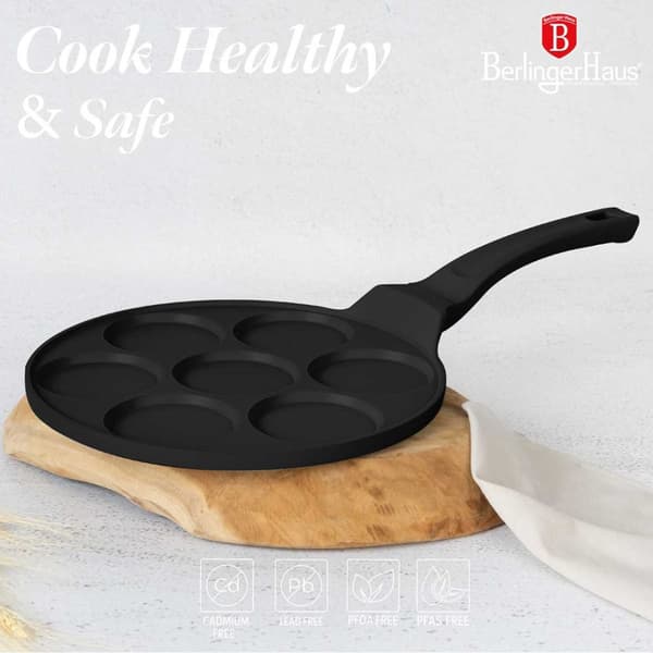 TITANIUM STEKPANA 26cm FÖR PANNKAKOR BERLINGER HAUS BH-7793 BLACK ROSE
