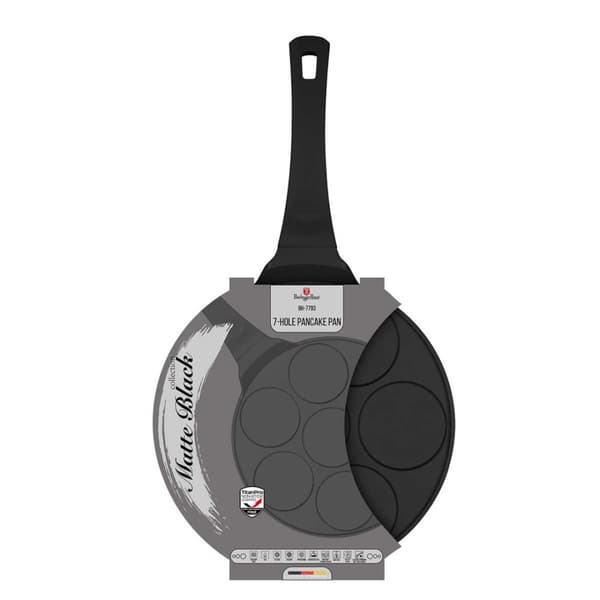 TITANIUM STEKPANA 26cm FÖR PANNKAKOR BERLINGER HAUS BH-7793 BLACK ROSE