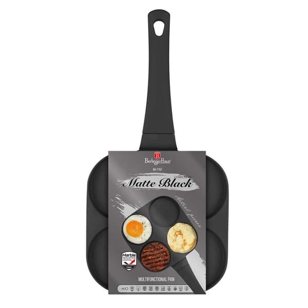 TITANIUM STEEKPANA 26cm FÖR ÄGG HAMBURGER BERLINGER HAUS BH-7797 BLACK ROSE