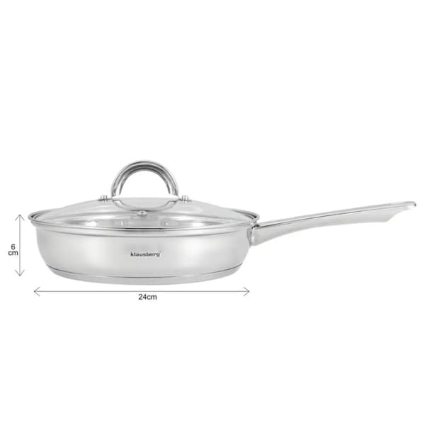 STEEKPANA 24cm MED ÄGGINSTÄLLNING KLAUSBERG KB-7607