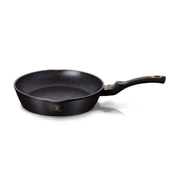 DEEP GRANIT STEGEPADE 24cm BERLINGER HAUS BLACK ROSE BH-6184