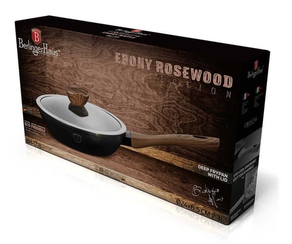 GRANIITTINEN PAISTINPATUA 24 cm BERLINGER HAUS BH-1718 EBONY RUSSEWOOD