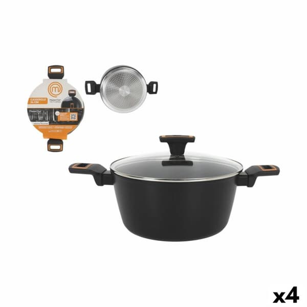 Kastrull med lock MasterChef 24 cm 2,5 mm (4 antal)