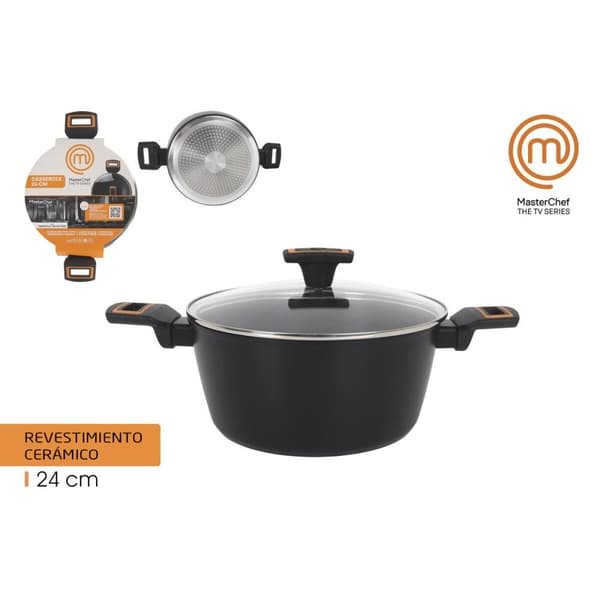 Gryde Med Låg MasterChef 24 cm 2,5 mm (4 enheder)