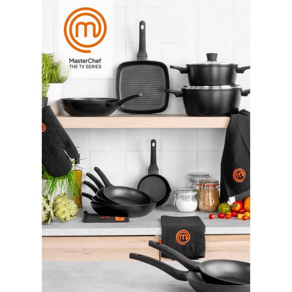 Sett med stekepanner MasterChef 24 cm 20 cm (4 enheter)