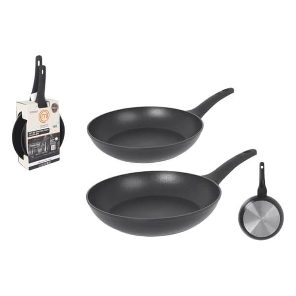 Sett med stekepanner MasterChef 24 cm 20 cm (4 enheter)