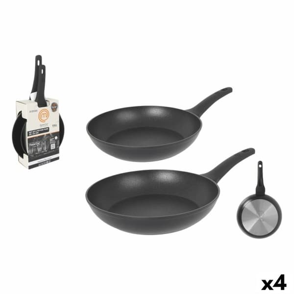 Sett med stekepanner MasterChef 24 cm 20 cm (4 enheter)