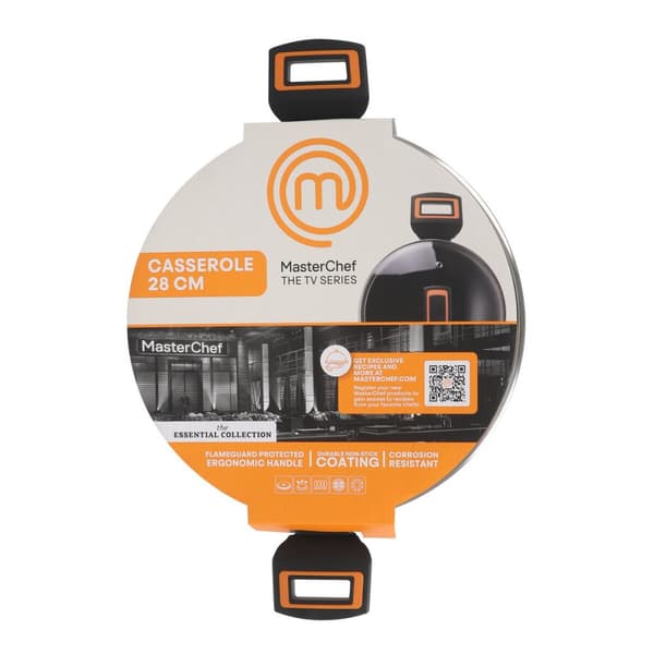 Kannellinen vuoka MasterChef 28 cm 2,5 mm (4 osaa)