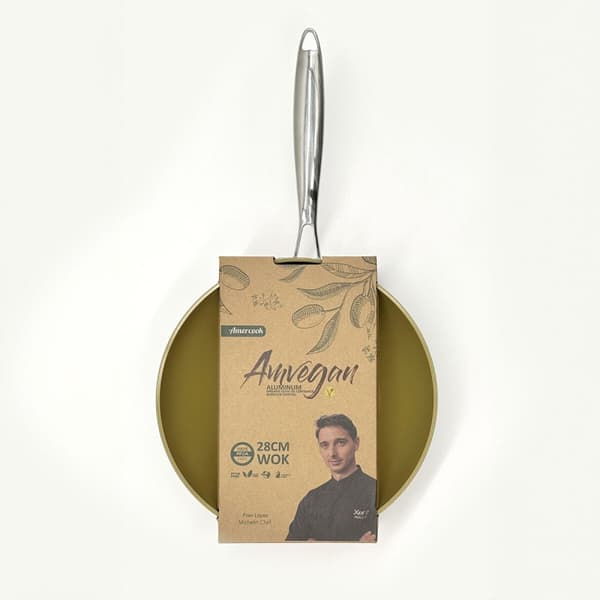 Wokpanna Amercook AMVegan By Fran López Ø 28 cm