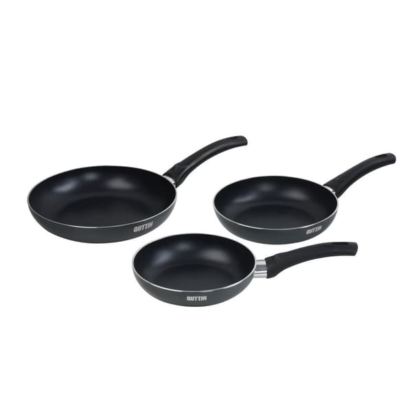 Sett med panner Quttin Aluminium 24 cm 3 Deler (4 enheter)
