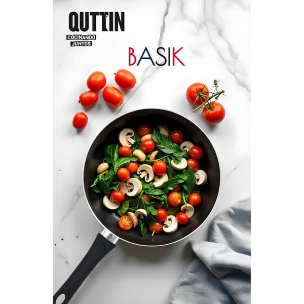 Sett med panner Quttin Aluminium 24 cm 3 Deler (4 enheter)