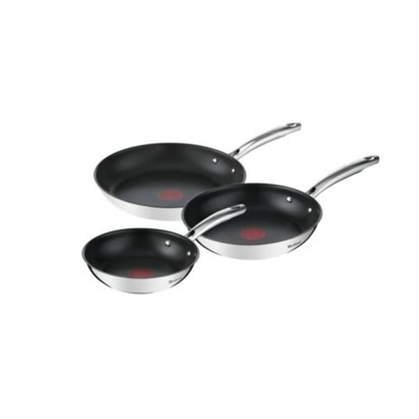Pannu Tefal G732S334 Musta Teräs Ruostumaton teräs Ø 24 cm Ø 20 cm (3 osaa)