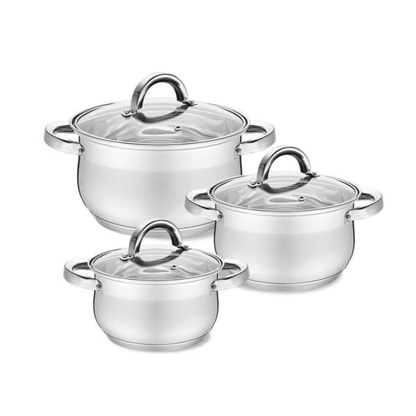Stekpanna Feel Maestro MR-3522-6M Silvrig Stål Rostfritt stål Plast Ø 24 cm Ø 20 cm Ø 16 cm