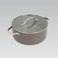 Miniatyrbillede 3 af 8: Gryde med låg Feel Maestro MR-4009-18 Grå Metal Aluminium 18 cm 1,9 L