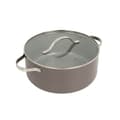 Miniatyrbillede 1 af 8: Gryde med låg Feel Maestro MR-4009-18 Grå Metal Aluminium 18 cm 1,9 L