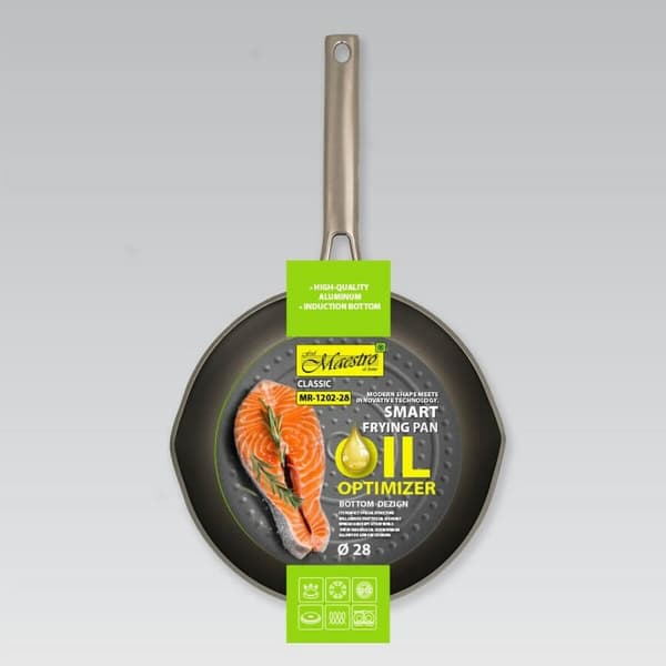 Pannu Feel Maestro MR-1202-28 Musta Metalli Alumiini Ø 28 cm