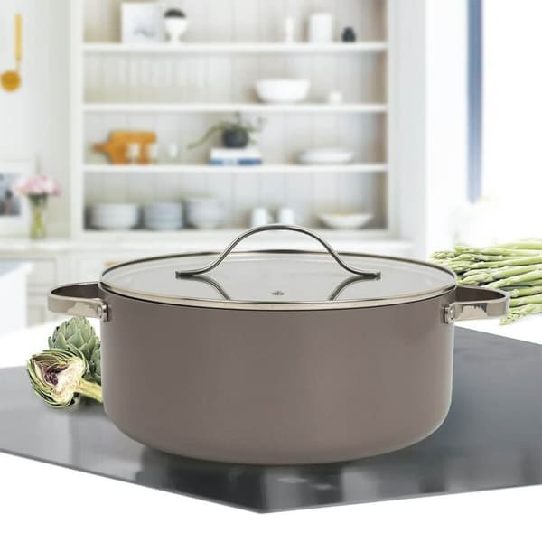 Gryde med låg Feel Maestro MR-4009-20 Grå Metal Aluminium Ø 20 cm 2,3 L