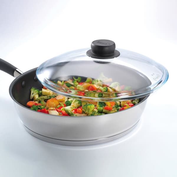 BRUGT Stegepande låg Pyrex Grå Gennemsigtig (Refurbished A)