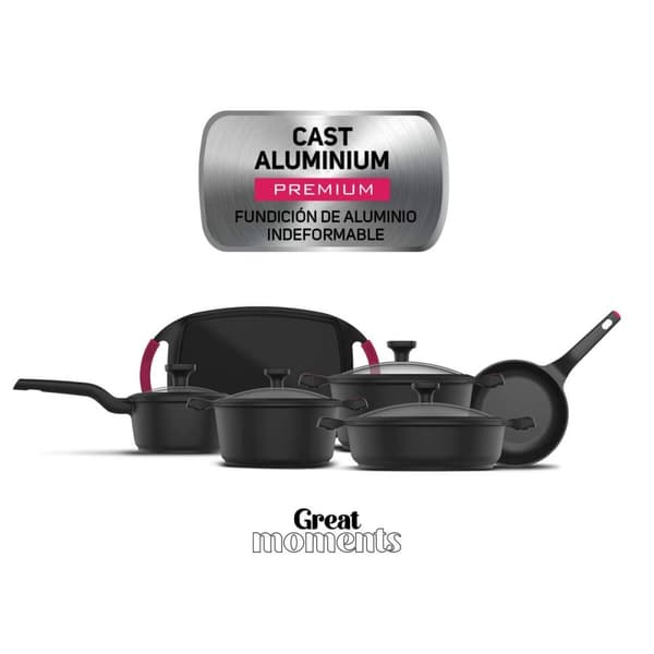 Grillaus Taurus 980930000 Musta Pinkki Alumiini (47 x 29 cm)