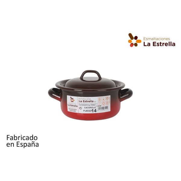 Gryte La Estrella Fuego 1L Ø 14 x 7 cm (6 enheter)