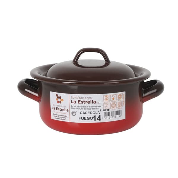 Gryte La Estrella Fuego 1L Ø 14 x 7 cm (6 enheter)