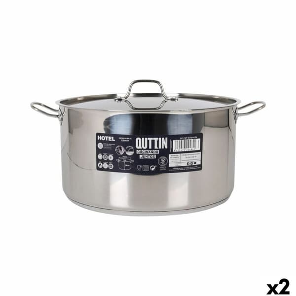Gryte med lokk Quttin ø 34 x 18 cm (2 enheter)