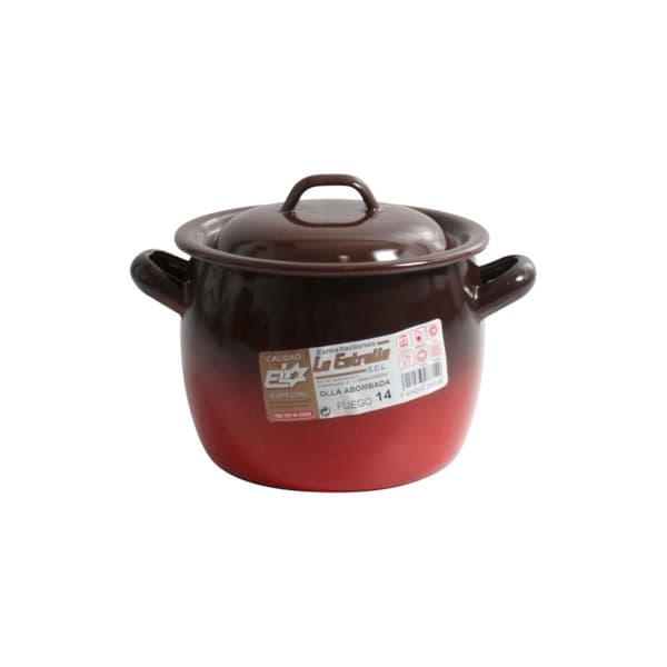 Gryta med lock La Estrella Fuego ø 12 x 11 cm (4 antal)