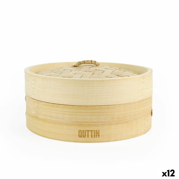 Ångkokare Quttin Bambu 20 x 8,5 cm (12 antal)