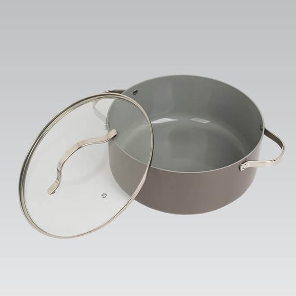 Gryde med låg MAESTRO MR-4009 (MR-4009-20) 20 cm 2,3 l Grå
