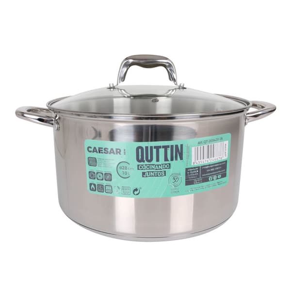 BRUGT Panorér Quttin 10 L Sølvfarvet (Refurbished A)